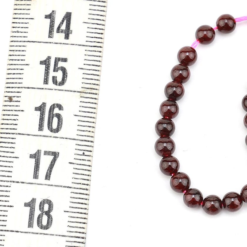 4 mm Granat Taşı Boncuk
