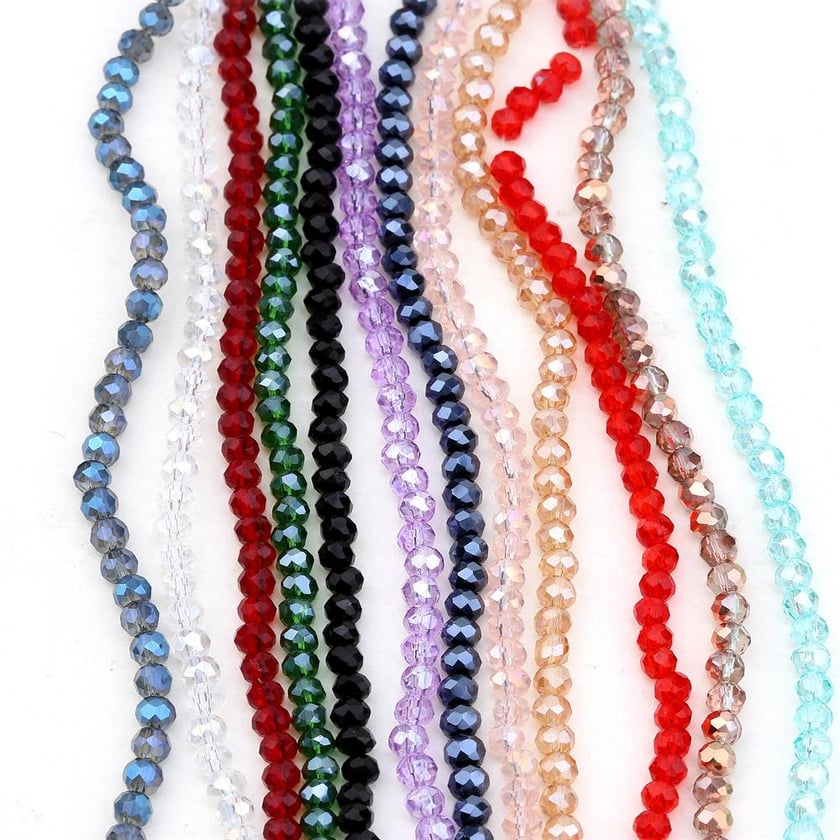 4 mm Kristal Dizi Boncuk
