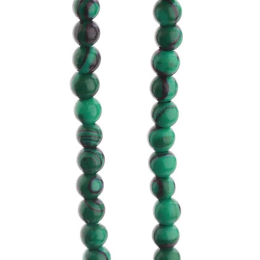 4 mm Malahit Taş Boncuk