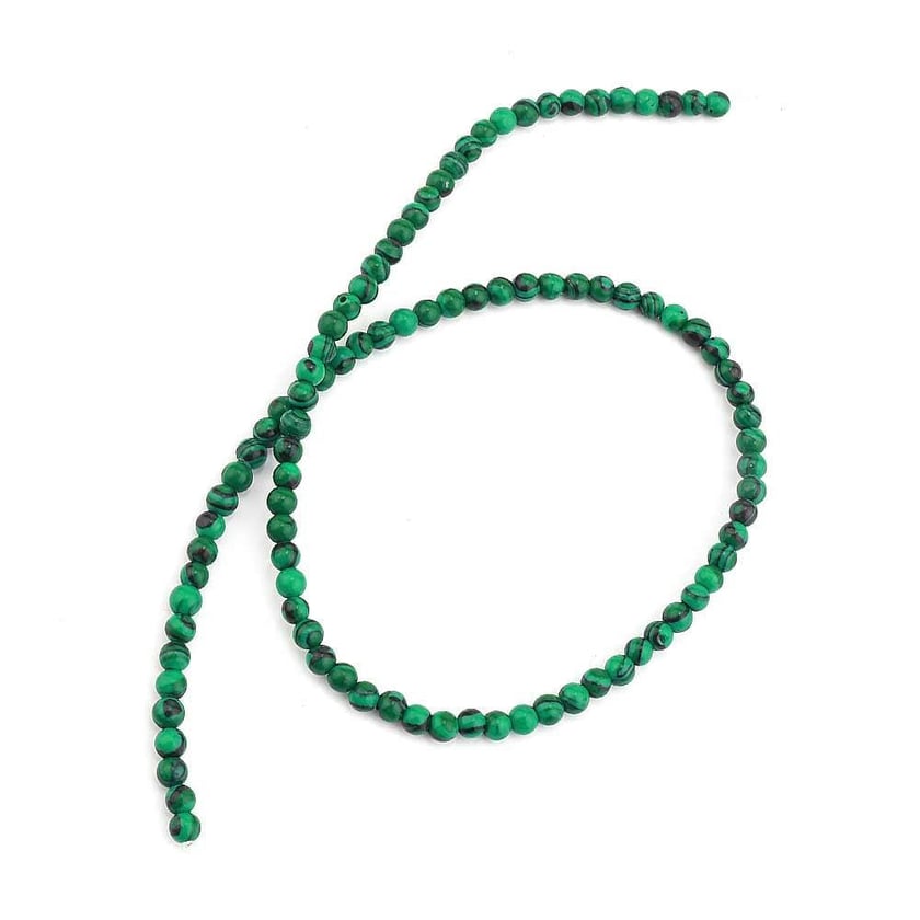 4 mm Malahit Taş Boncuk