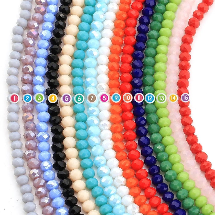 4 mm Mat Kristal Cam Boncuk