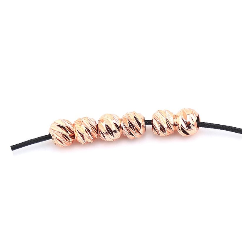 4 mm Rose Dorika Boncuk (10 Adet)