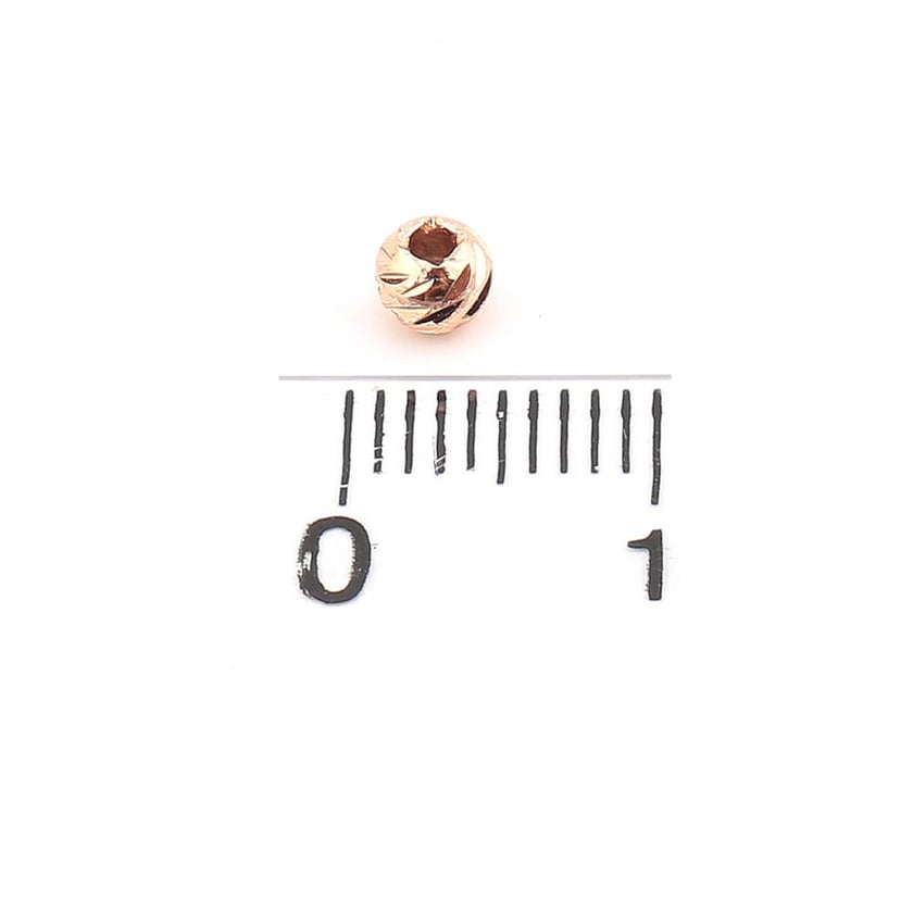 4 mm Rose Dorika Boncuk (10 Adet)