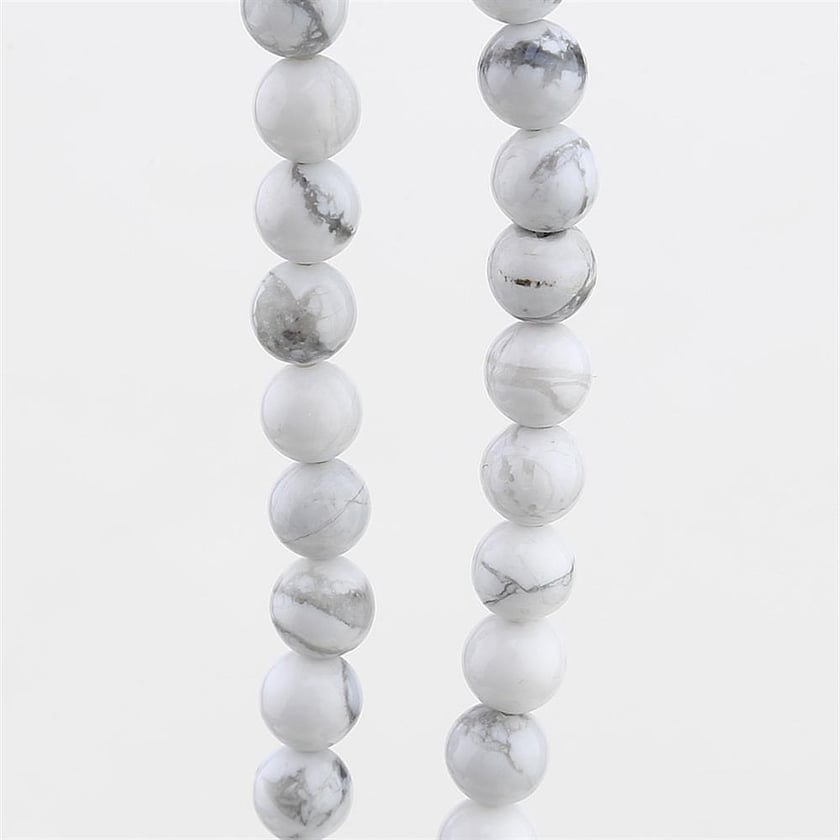 6 mm Doğal Havlit Taşı Boncuk