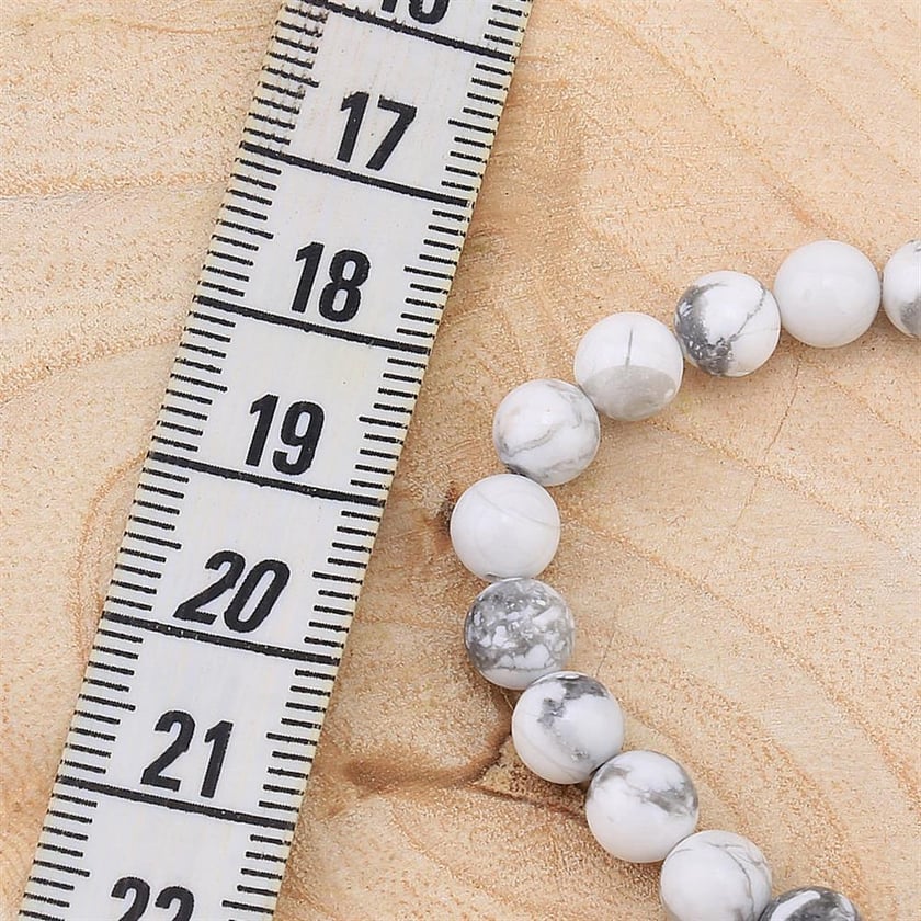 6 mm Doğal Havlit Taşı Boncuk