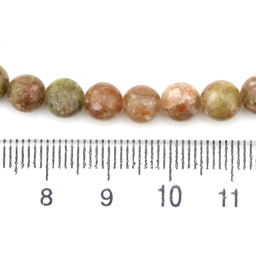 6 mm Toprak Kuvars Taşı Boncuk