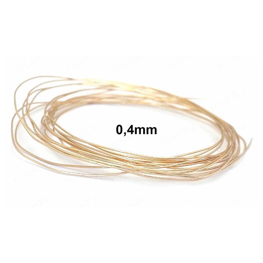 Altın Kaplama Takı Teli 0,4 mm 100 gr