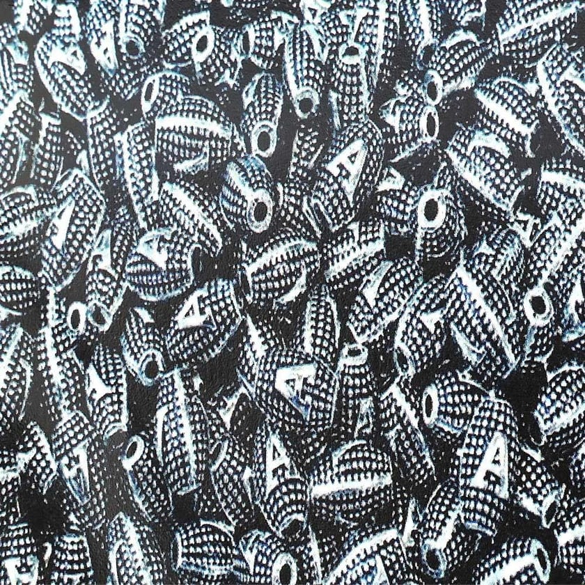 Arpa Metal Harf Boncuk