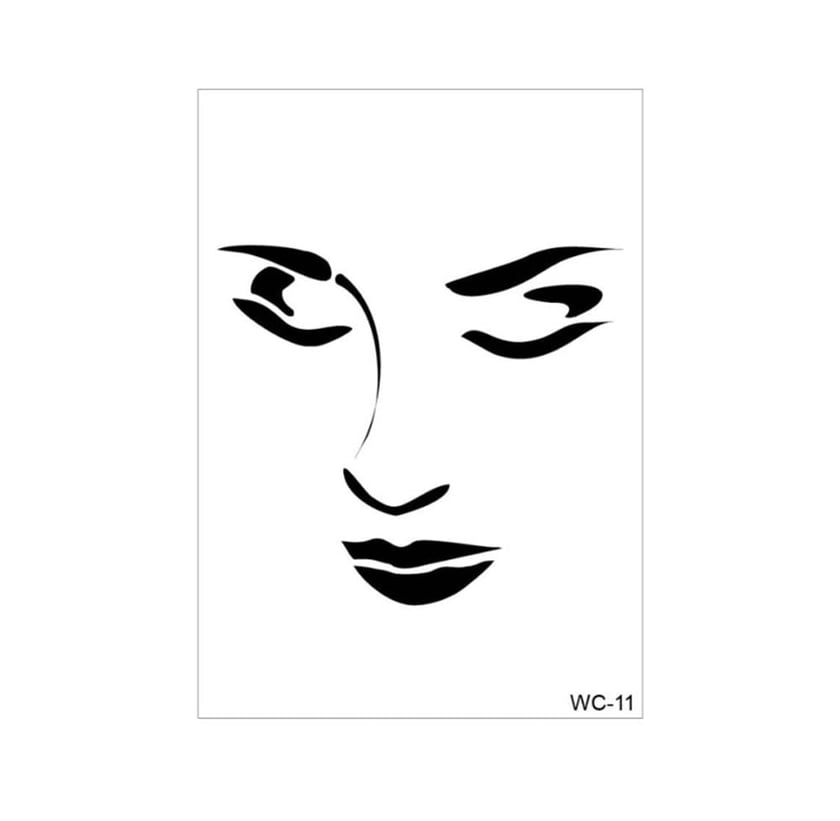 Cadence Woman Collection A4 Stencil Şablonu WC11