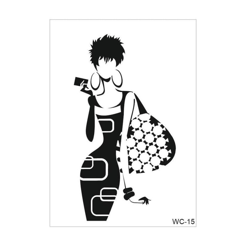 Cadence Woman Collection A4 Stencil Şablonu WC15
