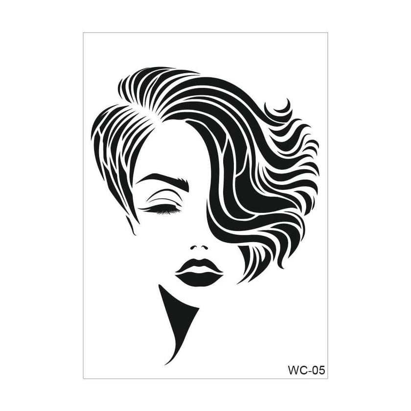 Cadence Woman Collection A4 Stencil Şablonu WC05