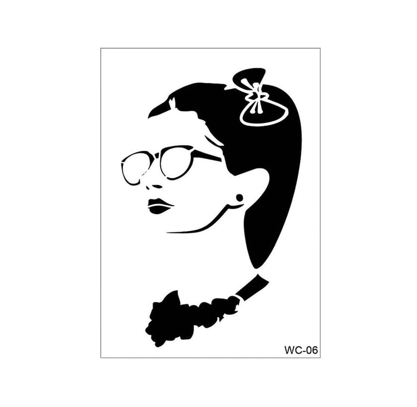 Cadence Woman Collection A4 Stencil Şablonu WC06