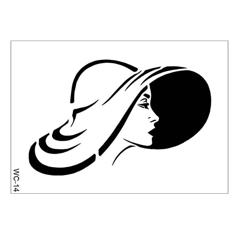 Cadence Woman Collection A4 Stencil Şablonu WC14
