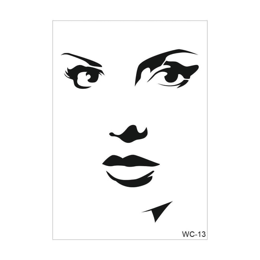 Cadence Woman Collection A4 Stencil Şablonu WC13