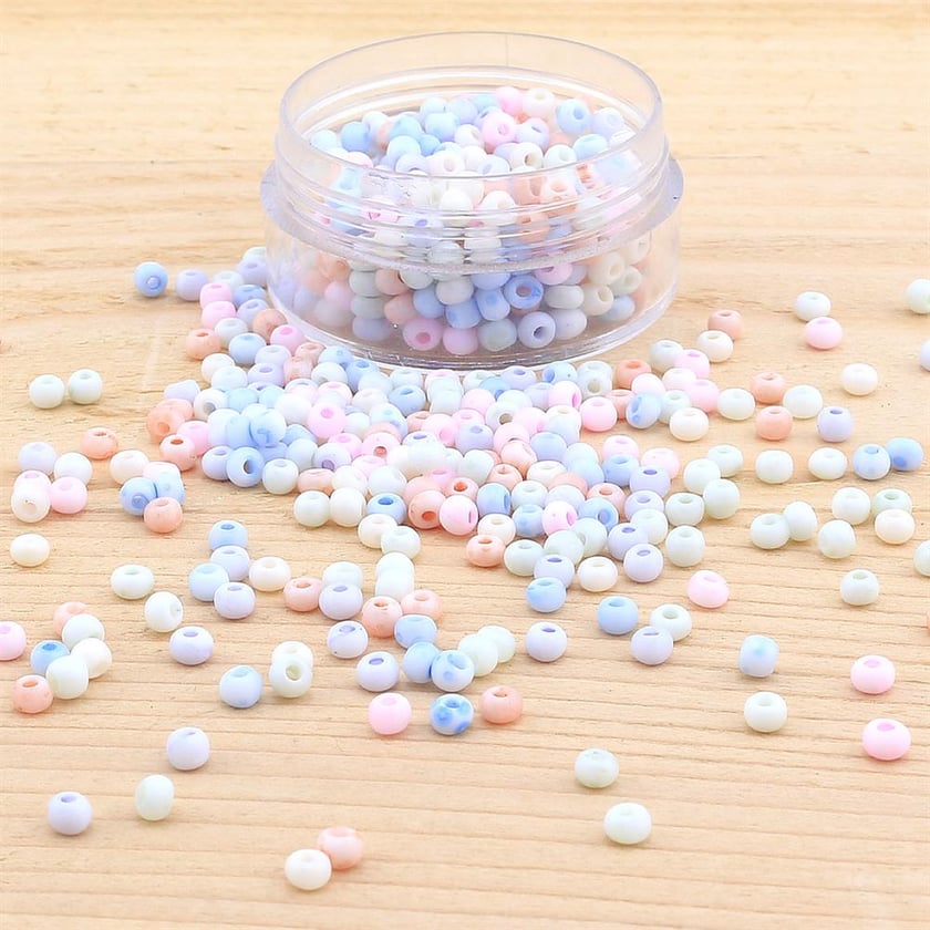 Çek Kum Boncuk Mix Soft Renkler 8/0 3 mm
