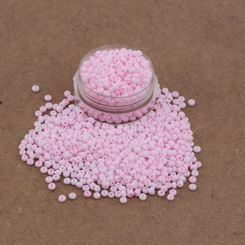 Çek Kum Boncuk Pastel Pembe 8/0 3 mm