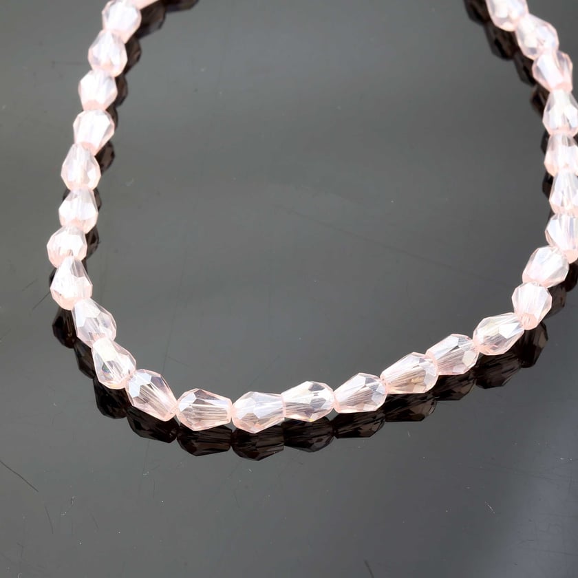 Damla Kesim Kristal Boncuk Bebe Pembe