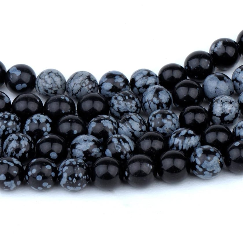 Doğal Obsidyen Boncuk