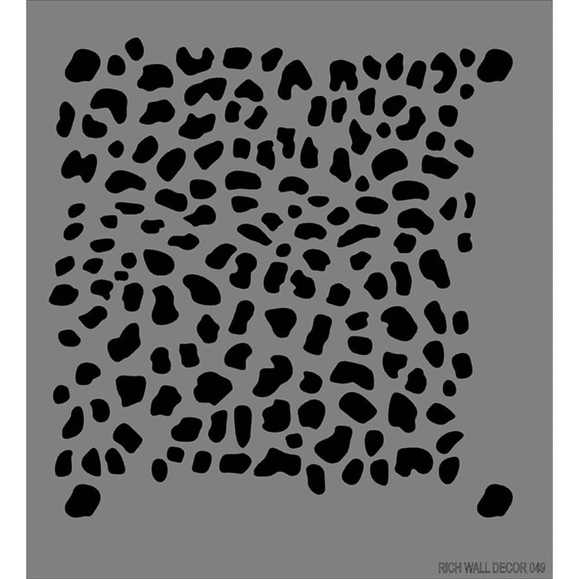 Duvar Stencil 50X55 cm - Rich WALL 048