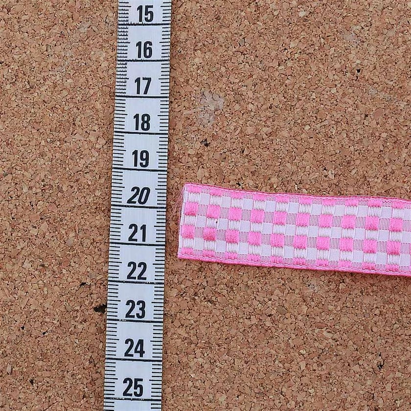 Kareli Kumaş Kurdele 2 cm