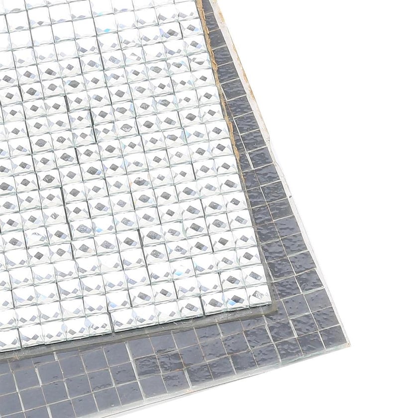 Kristal Full Kare Taşlı Yapıştırma Meş Tabaka 8 mm