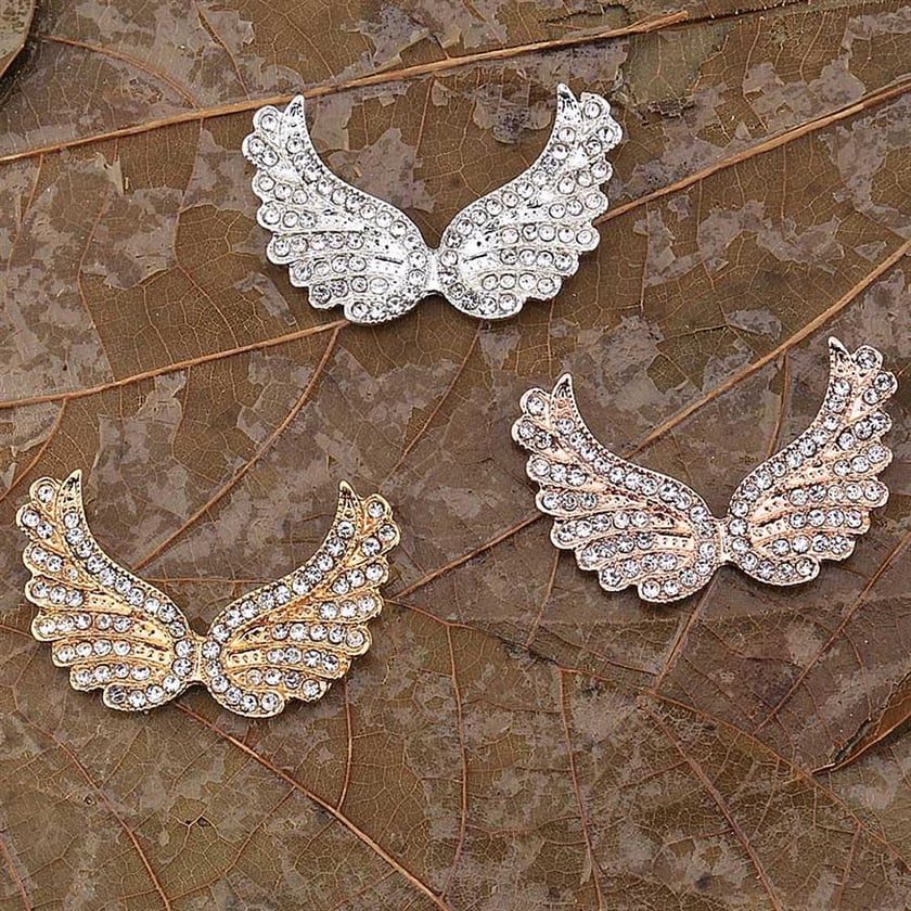Kristal Taşlı Metal Kanat