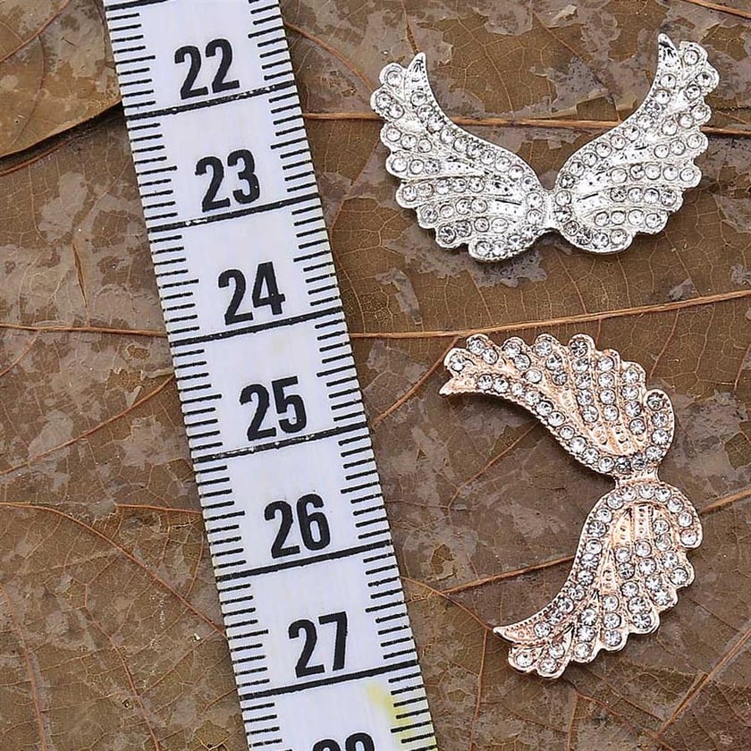 Kristal Taşlı Metal Kanat