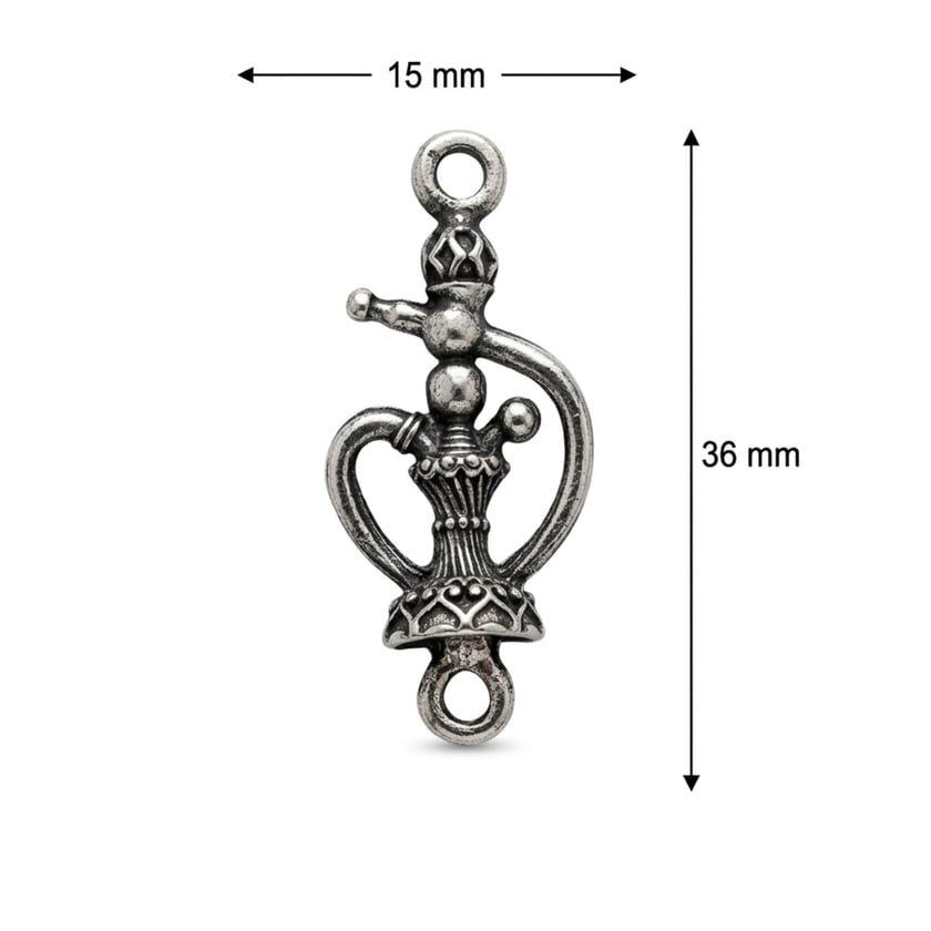 Metal Nargile Figürlü Takı Aparatı