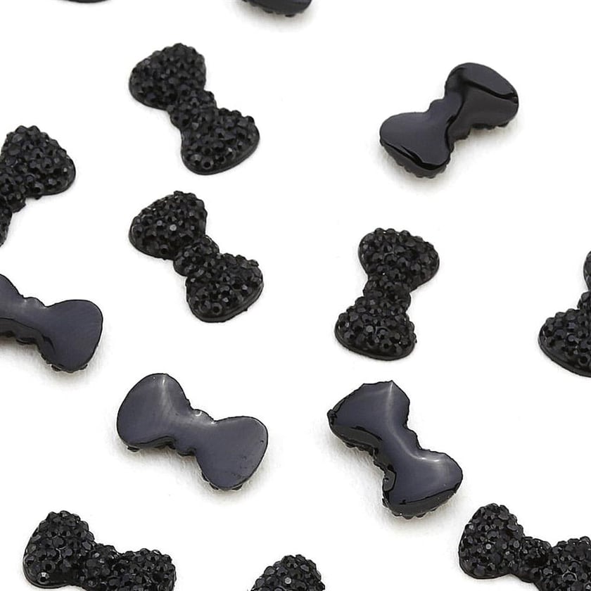 Mini Fiyonk Şeklinde Polyester Taş (100 adet)