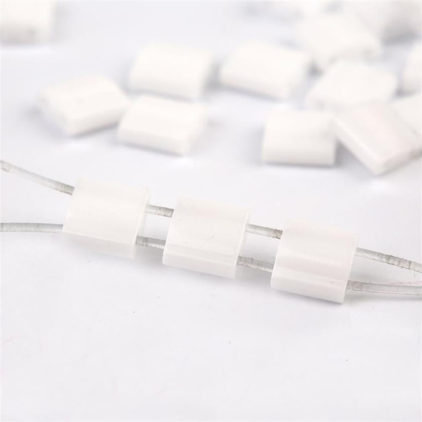 Miyuki Tila Bead 5*5 mm Beyaz Boncuk