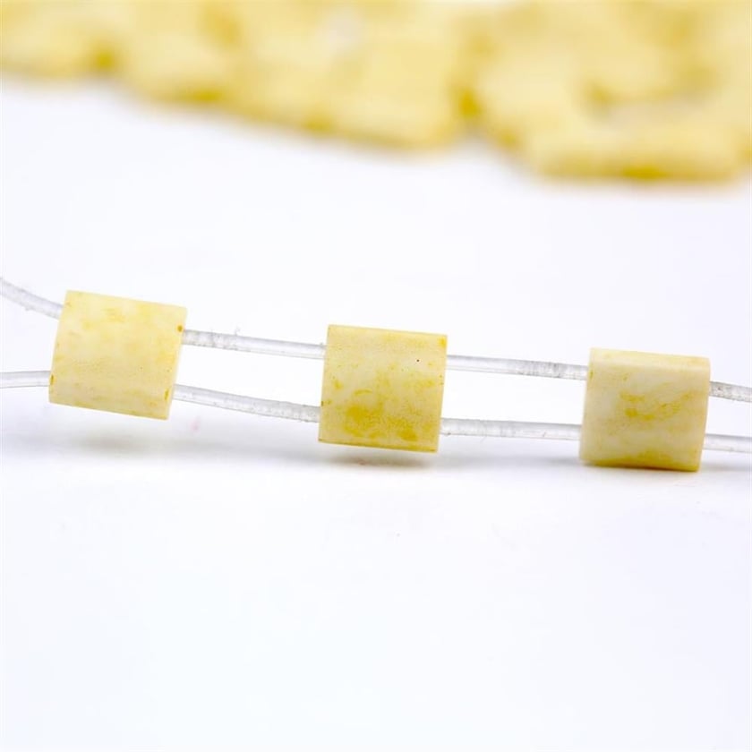 Miyuki Tila Bead 5*5 mm Krem Boncuk