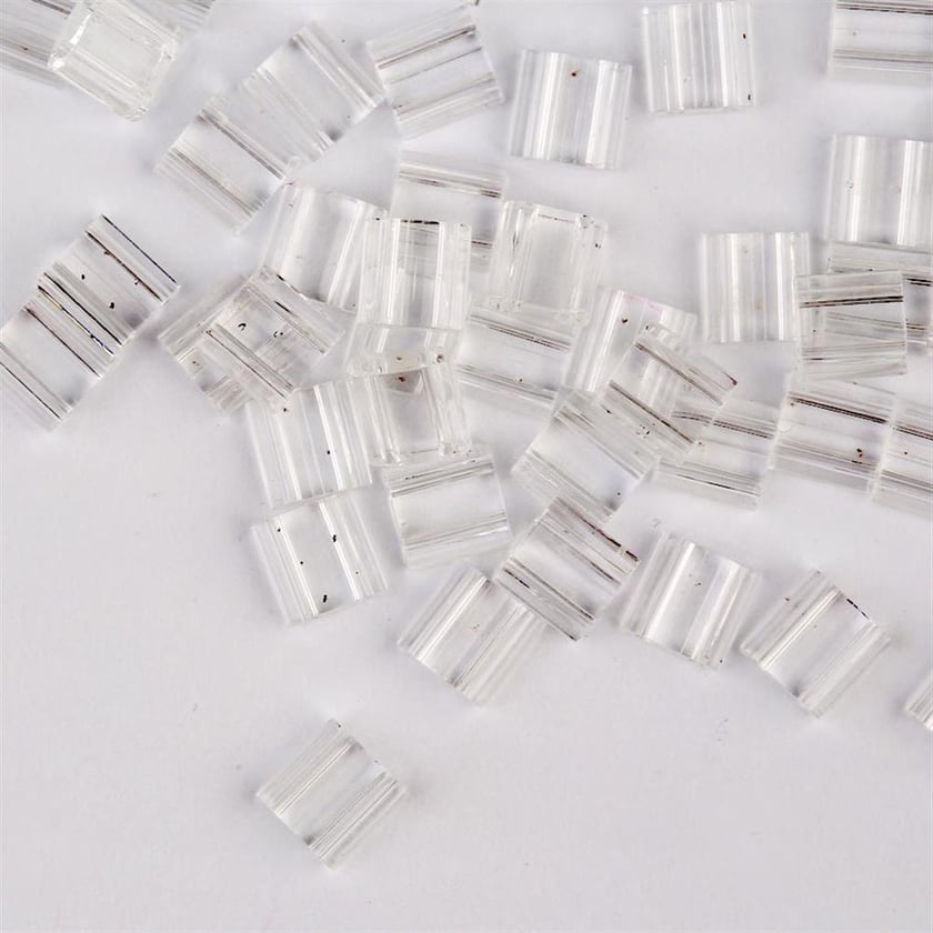 Miyuki Tila Bead 5*5 mm Şeffaf Boncuk