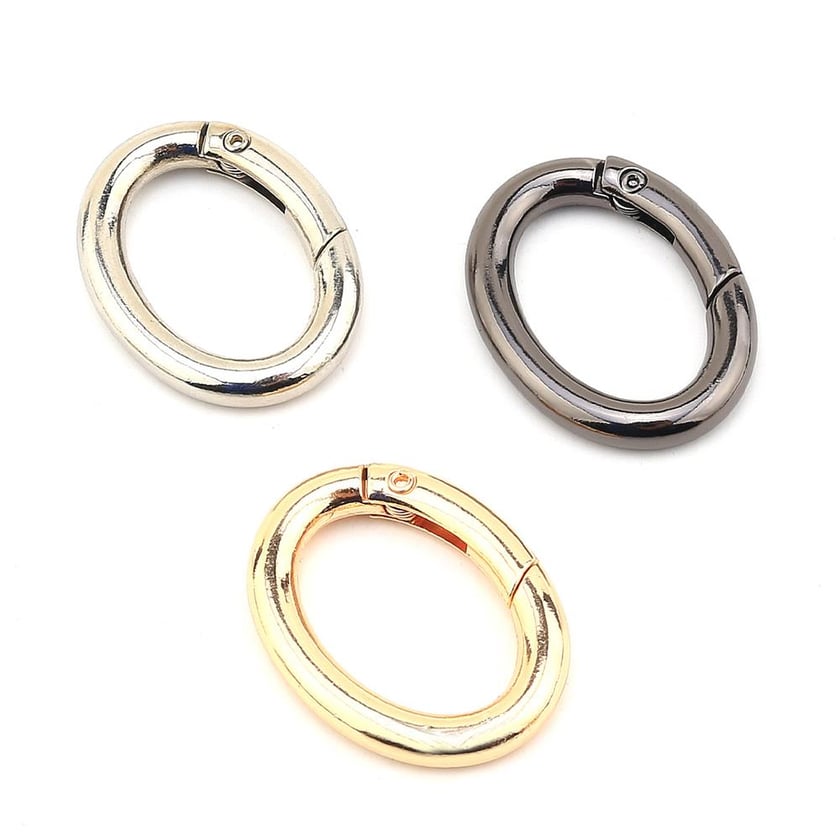 Oval Yaylı Metal Halka
