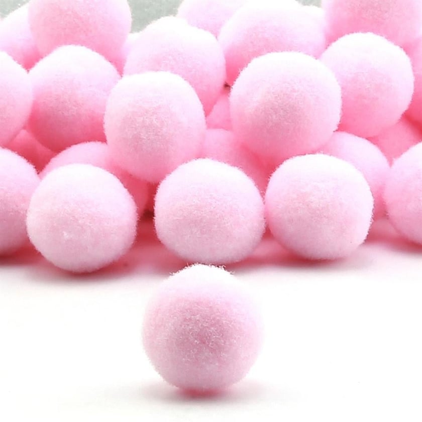 Pembe Ponpon 50 Adet