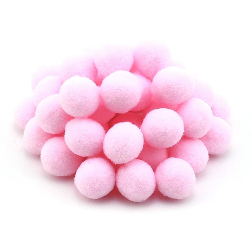 Pembe Ponpon 50 Adet