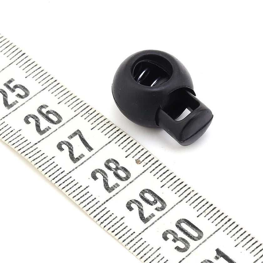 Plastik Bağucu Stoper Siyah (4 adet)