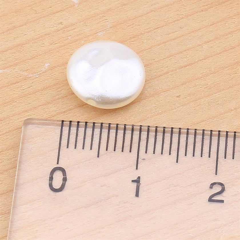 Plastik Lüx Yassı İnci Boncuk