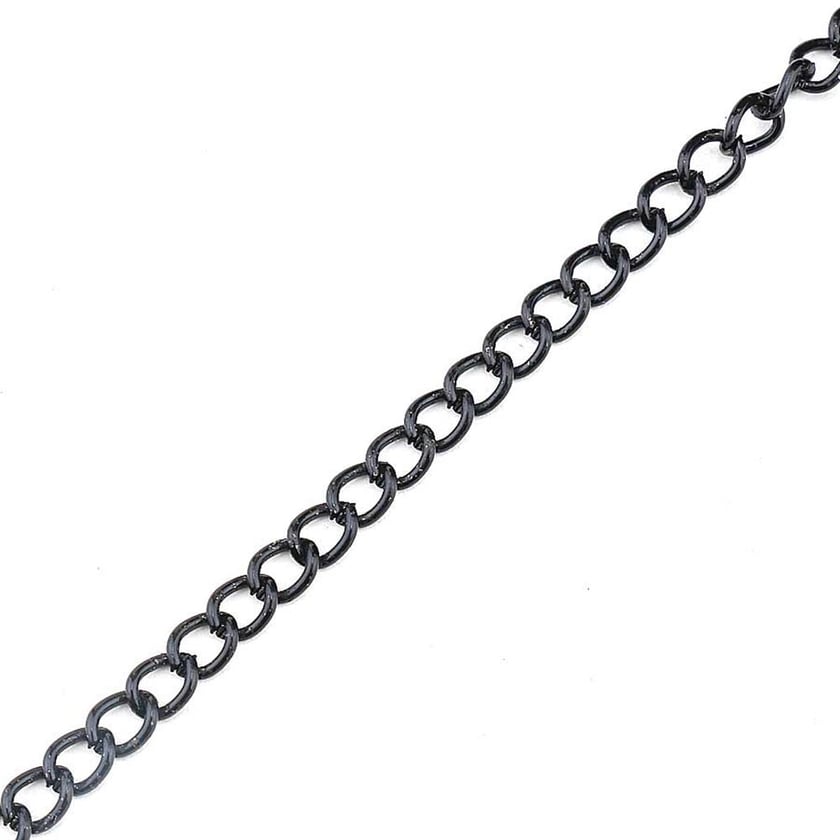 Siyah Metal Zincir Metrelik