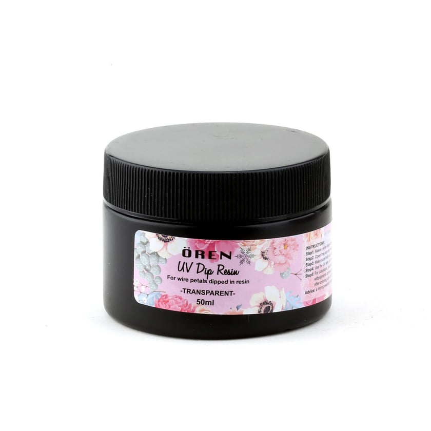 UV Dip Reçine Şeffaf 50 ml