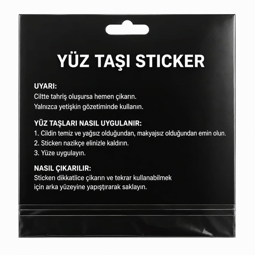 Yapışkanlı Yüz Taşı - 