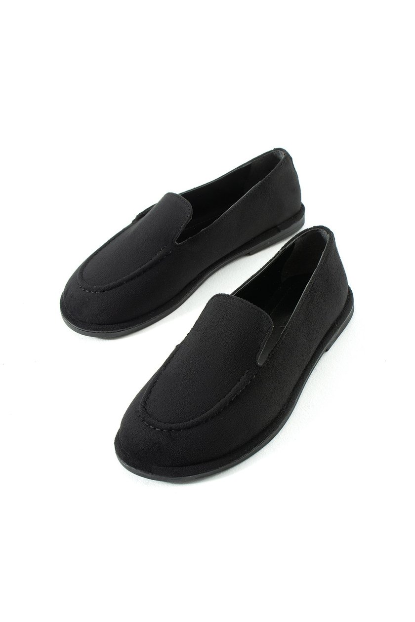 LUMA Kadın Loafer Yuvarlak Burun Günlük Rahat Tabanlı Ayakkabı