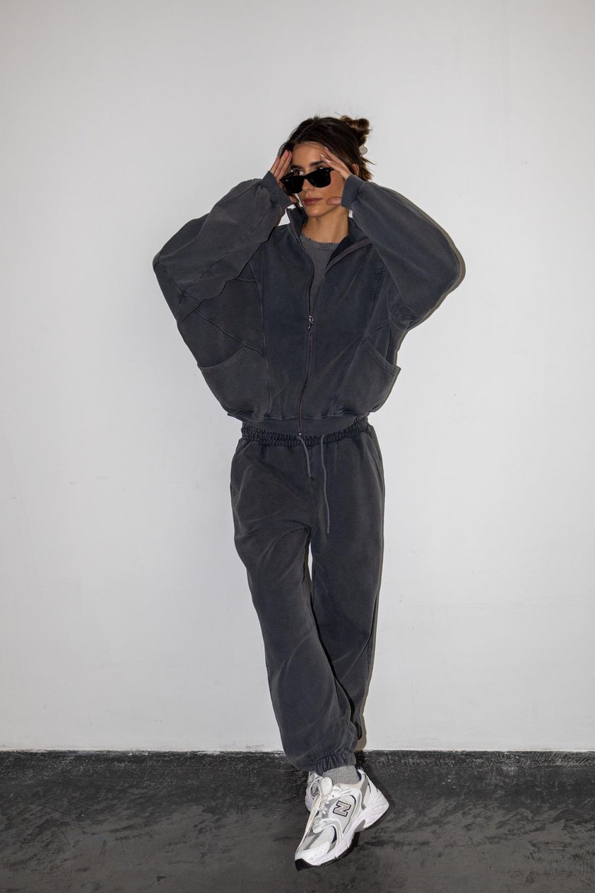 Fermuarlı Sweatshirt Takım
