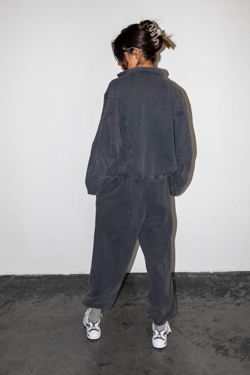 Fermuarlı Sweatshirt Takım