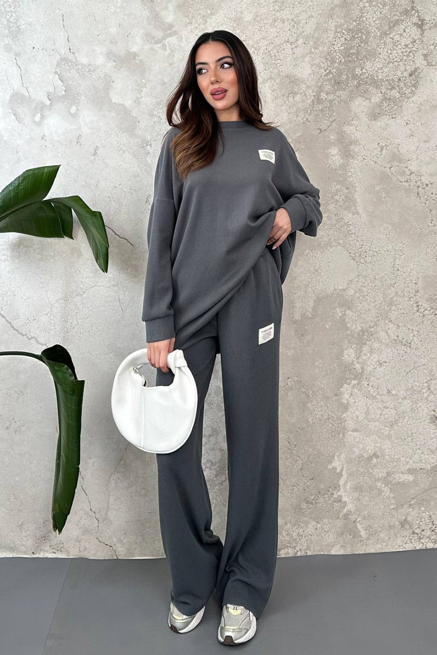 Füme Salaş Sweat Ve Pantolon