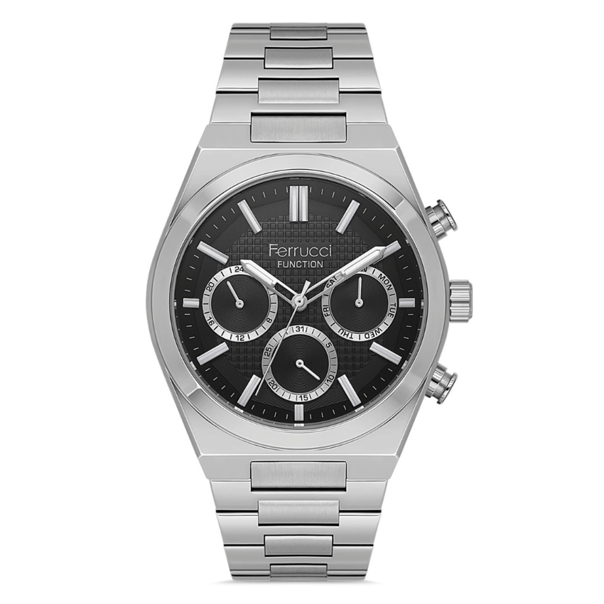 Ferrucci, FER.03503M.01, Erkek Saat, Ferrucci FER.03503M.01 Çelik Kordon Erkek Kol Saati