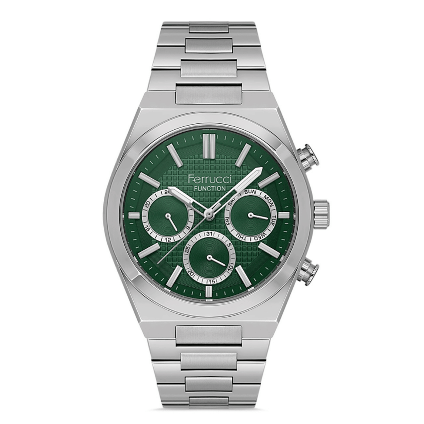 Ferrucci, FER.03503M.06, Erkek Saat, Ferrucci FER.03503M.06 Çelik Kordon Erkek Kol Saati