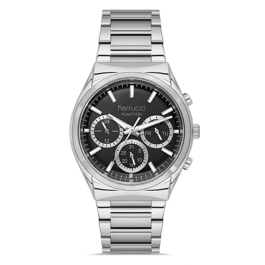 Ferrucci, FER.03517M.01, Erkek Saat, Ferrucci FER.03517M.01 Çelik Kordon Erkek Kol Saati
