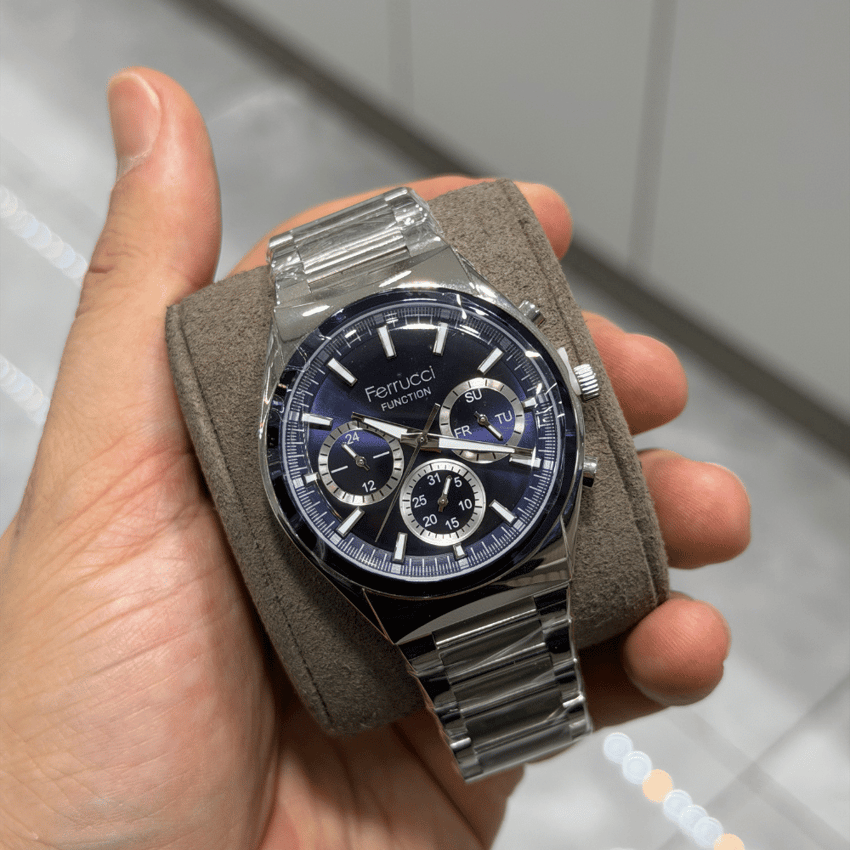 Ferrucci, FER.03517M.02, Erkek Saat, Ferrucci FER.03517M.02 Çelik Kordon Erkek Kol Saati