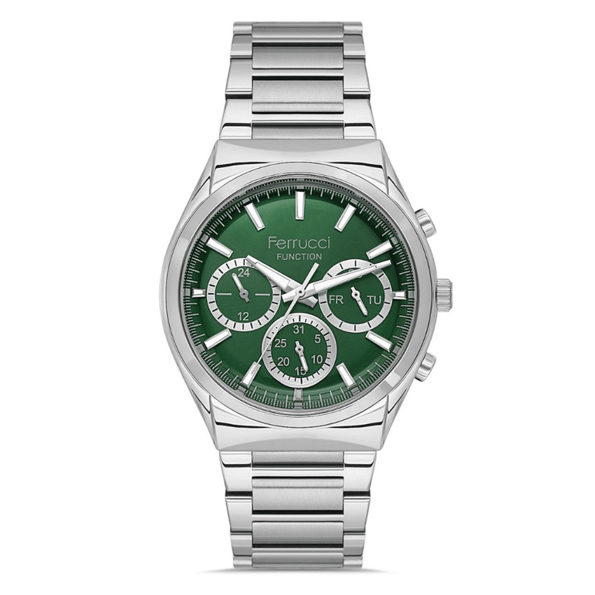 Ferrucci, FER.03517M.04, Erkek Saat, Ferrucci FER.03517M.04 Çelik Kordon Erkek Kol Saati