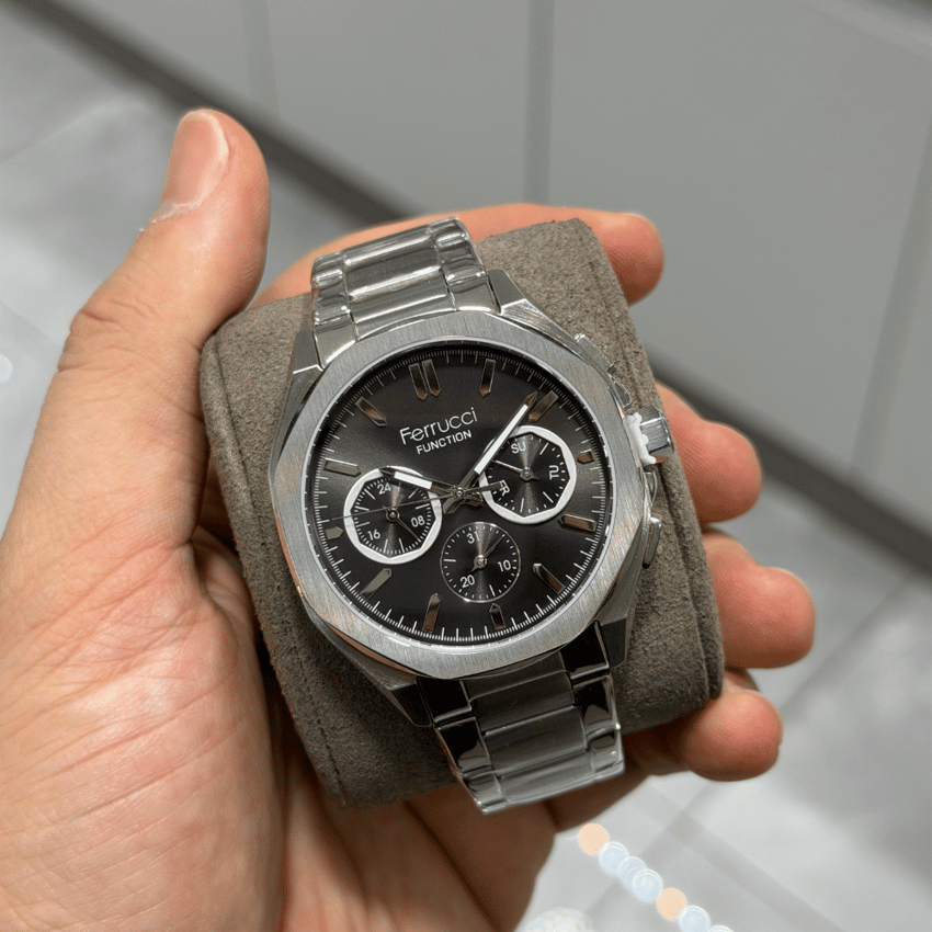 Ferrucci, FER.03551M.01, Erkek Saat, Ferrucci FER.03551M.01 Çelik Kordon Erkek Kol Saati
